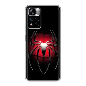 Чехол с человеком пауком для Xiaomi Redmi Note 11 Pro Plus - (AlphaPrint)