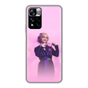 Чехол с дизайном Венздей 2 на Xiaomi Redmi Note 11 Pro Plus (Яркая Энид Уэнздей)
