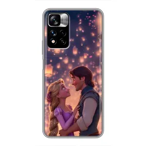 Чехол Рапунцель для Xiaomi Redmi Note 11 Pro Plus (Принцесса и принц)