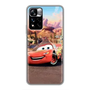 Силиконовый чехол Маквин для Xiaomi Redmi Note 11 Pro Plus (Радиаторный Спрингс Маквин)