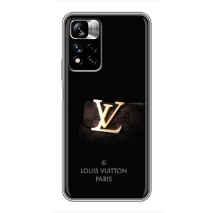 Чехлы Луи Витон для Xiaomi Redmi Note 11 Pro Plus (AlphaPrint - LOUIS VUITTON) (ремешок LV)