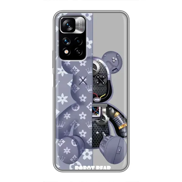 Чехол с принтом «Робот Мишка» для Xiaomi Redmi Note 11 Pro Plus Чехол с принтом «Робот Мишка» для Xiaomi Redmi Note 11 Pro Plus