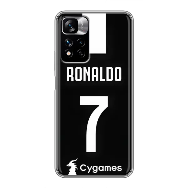 Чехол с принтом «RONALDO 7» для Xiaomi Redmi Note 11 Pro Plus Чехол с принтом «RONALDO 7» для Xiaomi Redmi Note 11 Pro Plus