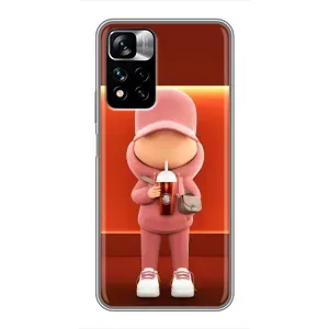 Крутые Чехлы Луи Виттон для Xiaomi Redmi Note 11 Pro Plus (AlphaPrint) (С Кофе)
