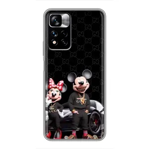 Чехол Disney Mouse Xiaomi Redmi Note 11 Pro Plus (PREMIUMPrint) (Семья Маусов)