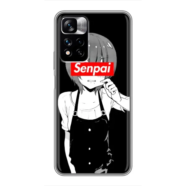 Чехол с принтом «Senpai» для Xiaomi Redmi Note 11 Pro Plus Чехол с принтом «Senpai» для Xiaomi Redmi Note 11 Pro Plus