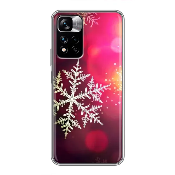 Чехол с принтом «Снежинка» для Xiaomi Redmi Note 11 Pro Plus