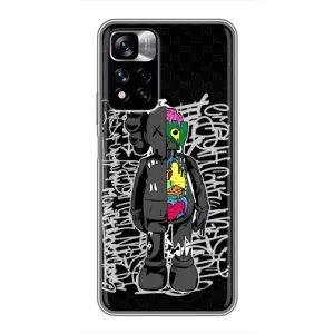 Чехол с принтом «Стиль Bearbrick» для Xiaomi Redmi Note 11 Pro Plus