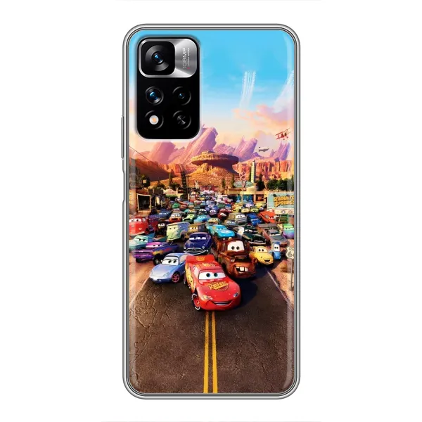 Чехол с принтом «Тачки на трассе» для Xiaomi Redmi Note 11 Pro Plus Чехол с принтом «Тачки на трассе» для Xiaomi Redmi Note 11 Pro Plus