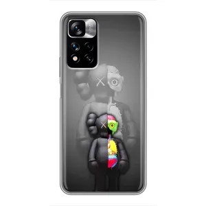 Чехол с принтом «Тело Bearbrick» для Xiaomi Redmi Note 11 Pro Plus