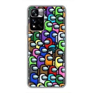 Чехол Амонг Ас для Xiaomi Redmi Note 11 Pro Plus (AlphaPrint) (Убит)