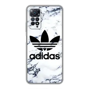 Чехлы Адидас для Xiaomi Redmi Note 11 Pro (AlphaPrint) (Адидас на мраморе)