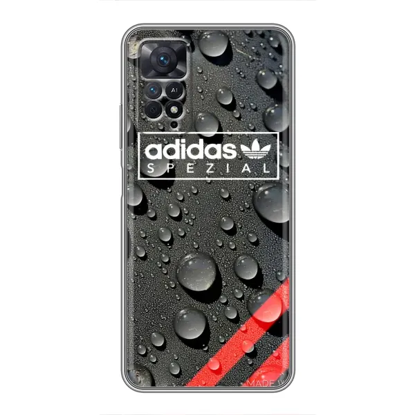 Чехол с принтом «Адидас принт» для Xiaomi Redmi Note 11 Pro Чехол с принтом «Адидас принт» для Xiaomi Redmi Note 11 Pro