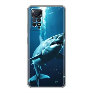 Чохол з картинкою 'Хижаки' для Xiaomi Redmi Note 11 Pro (Акула під водою)