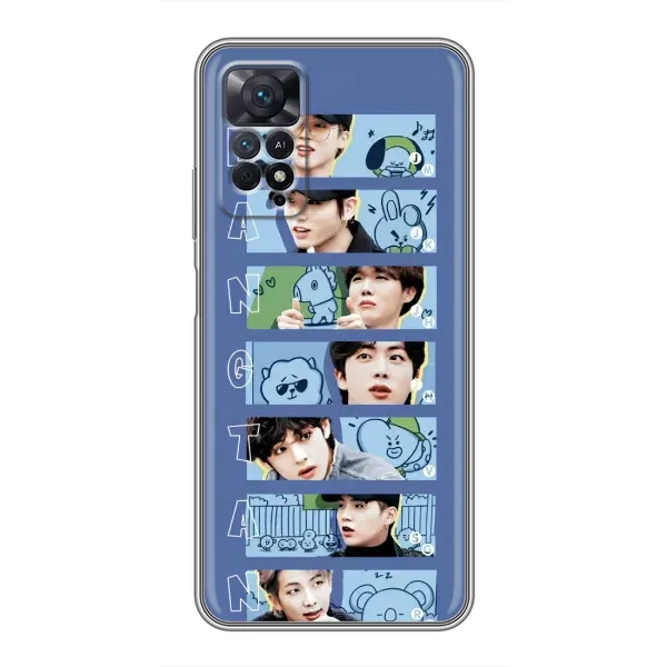 Чохол з принтом «Bangtan» для Xiaomi Redmi Note 11 Pro
