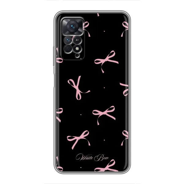 Чехол с принтом «Банты на черном» для Xiaomi Redmi Note 11 Pro