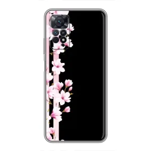 Чохол для Xiaomi Redmi Note 11 Pro - з принтом (Дизайнерські) (AlphaPrint) (Квіточки)