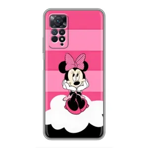 Эксклюзивный чехол для Xiaomi Redmi Note 11 Pro (AlphaPrint - Мультяшные) (Девочка Maus)