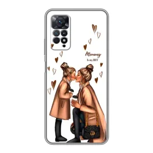 Чохол з друком для Xiaomi Redmi Note 11 Pro - (Мама з дитинкою) (AlphaPrint) (Донька і мама)