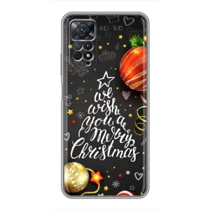 Різдвяні Чохли для Xiaomi Redmi Note 11 Pro (VPrint) (Ялинка)