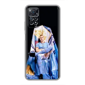 Чохли з футболістом Ерлінг Холанд для Xiaomi Redmi Note 11 Pro (AlphaPrint) (футболіст Холанн)