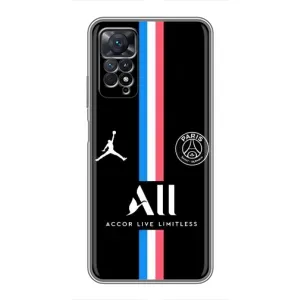 Чохли PSG для Xiaomi Redmi Note 11 Pro (AlphaPrint) (футболка ПСЖ)