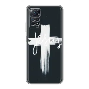 Чехол для Xiaomi Redmi Note 11 Pro (AlphaPrint) - (Христианские) (Иисус)