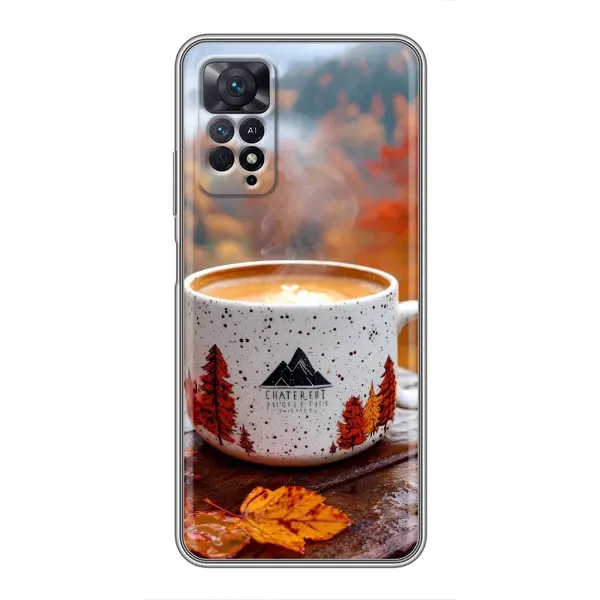 Чохол з принтом «Кава на природі» для Xiaomi Redmi Note 11 Pro