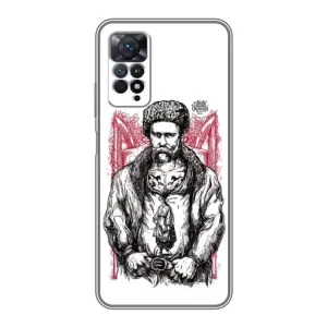 Чохли для Xiaomi Redmi Note 11 Pro с принтом Тараса Шевченко (AlphaPrint) (Козак Шевченко)