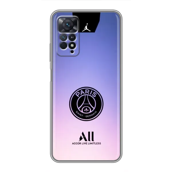 Чохол з принтом «лого PSG» для Xiaomi Redmi Note 11 Pro