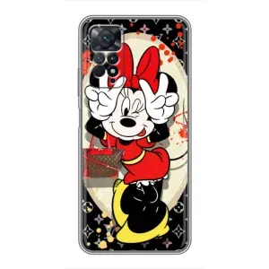 Чехол Disney Mouse Xiaomi Redmi Note 11 Pro (PREMIUMPrint) (Минни peace)