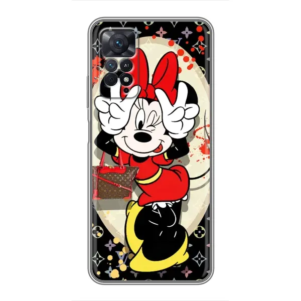 Чехол с принтом «Минни peace» для Xiaomi Redmi Note 11 Pro Чехол с принтом «Минни peace» для Xiaomi Redmi Note 11 Pro