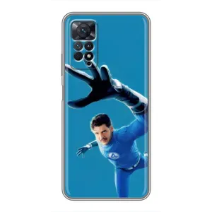Чохол з принтом Фантастична четвірка для Xiaomi Redmi Note 11 Pro (Містер Фантастік супергерой)