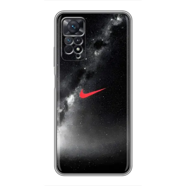 Чохол з принтом «Найк червоний» для Xiaomi Redmi Note 11 Pro Чохол з принтом «Найк червоний» для Xiaomi Redmi Note 11 Pro