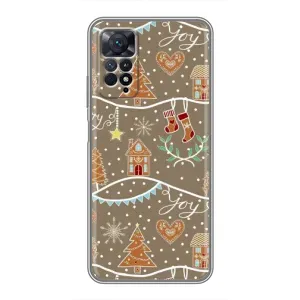 Новорічні, Святкові Чохли для Xiaomi Redmi Note 11 Pro - 2024 год (Новорічні пряники)