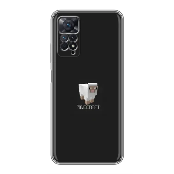 Чохол з принтом «Овечка Майнкрафт» для Xiaomi Redmi Note 11 Pro