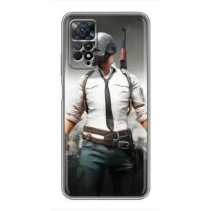 Чехол PUBG для Сяоми Редми Ноут 11 Про (AlphaPrint)