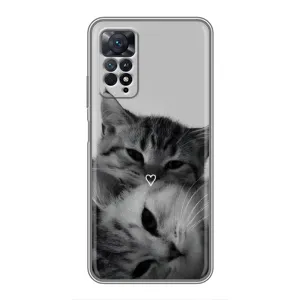 Чохол з малюнком кіт на Xiaomi Redmi Note 11 Pro (Пара котів)