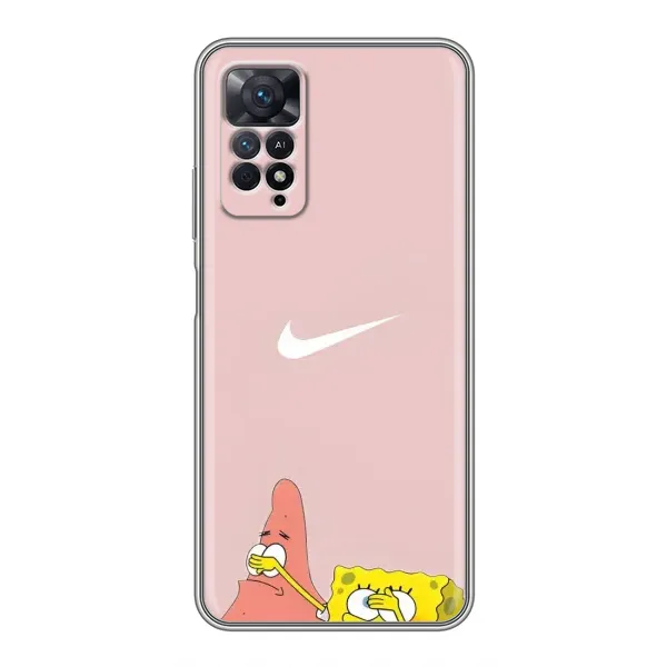 Чохол з принтом «Патрік і Губка» для Xiaomi Redmi Note 11 Pro Чохол з принтом «Патрік і Губка» для Xiaomi Redmi Note 11 Pro