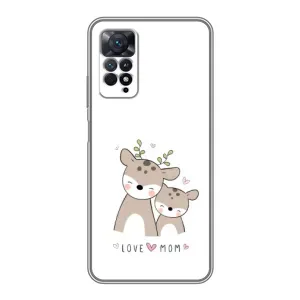 Чохол з принтом «Оленята мама і малюк» для Xiaomi Redmi Note 11 Pro