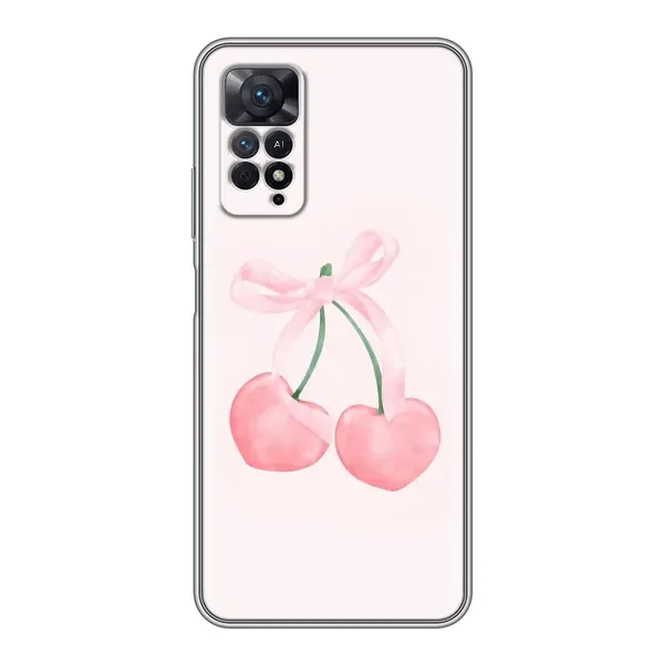 Чехол с принтом «Розовые вишни» для Xiaomi Redmi Note 11 Pro