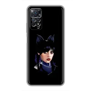 Чохли Венсдей на Xiaomi Redmi Note 11 Pro Уенсдей (AlphaPrint) (серйозна Венздей)