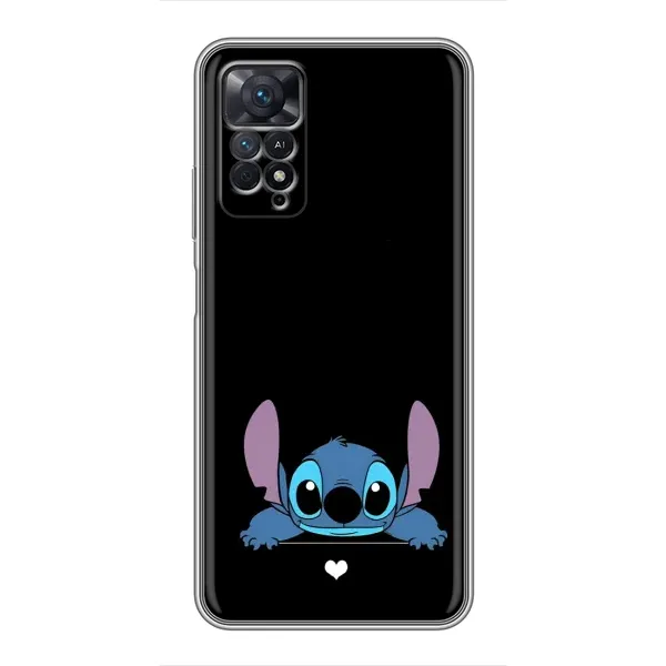 Чехол с принтом «Стич на черном» для Xiaomi Redmi Note 11 Pro