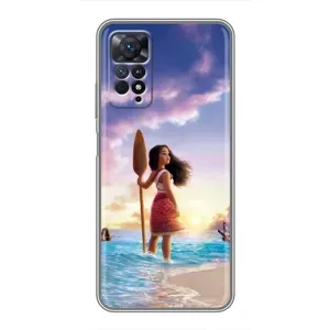 Чохол з мультфільмом Ваяна Xiaomi Redmi Note 11 Pro (Моана з веслом)
