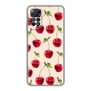 Чехол с принтом «Вишня» для Xiaomi Redmi Note 11 Pro