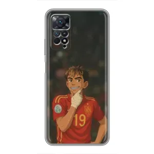 Чохол з футболістом Ламін Ямаль Xiaomi Redmi Note 11 Pro (Ямаль аніме)