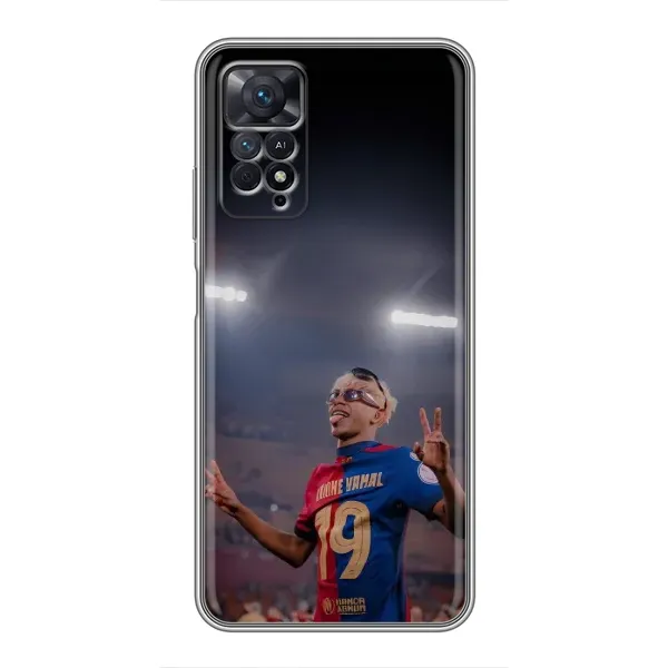 Чохол з принтом «Ямаль на стадіоні» для Xiaomi Redmi Note 11 Pro
