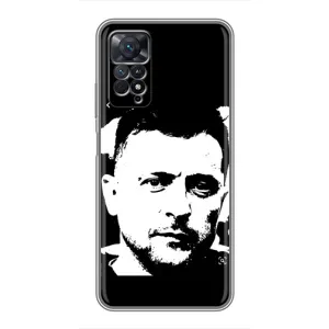 Чохол для Xiaomi Redmi Note 11 Pro (AlphaPrint - с принтом Зеленського)