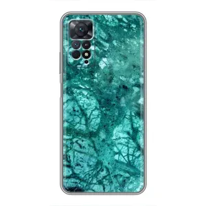 Мраморний чехол на Xiaomi Redmi Note 11 Pro (VPrint) (Зелений мрамор)