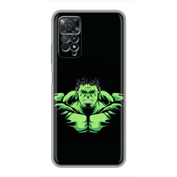 Чехол с принтом «Зелёный Халк» для Xiaomi Redmi Note 11 Pro